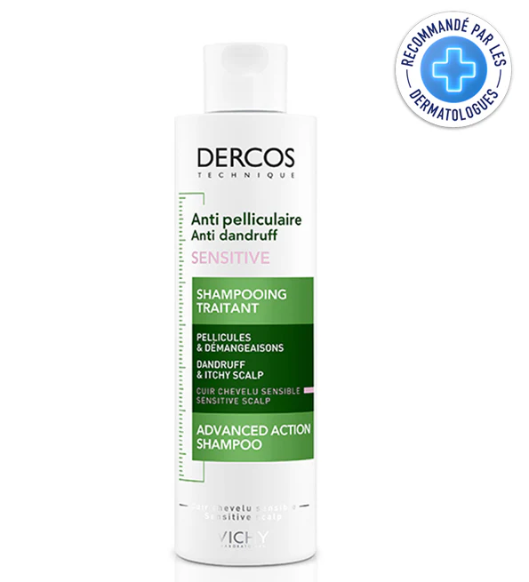 Vichy Dercos Sensitive Anti-Dandruff Treatment Shampoo – Sulfate-Free 200ml